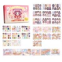 Bothyi - Crea Un Libro De Pegatinas Con Caras Creatividad Con Más De 80 Caras Y 300 Pegatinas Para Niñas Costumbres Antiguas