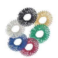 Magideal - Juego De 6 Anillos Sensoriales Con Púas Para Los Dedos, Anillos Con Púas Para Los Dedos/Anillos De Acupresión Para Adolescentes Y Adultos, Sile