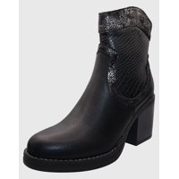 Danicolle Calzado - Bota Corta Print Negro