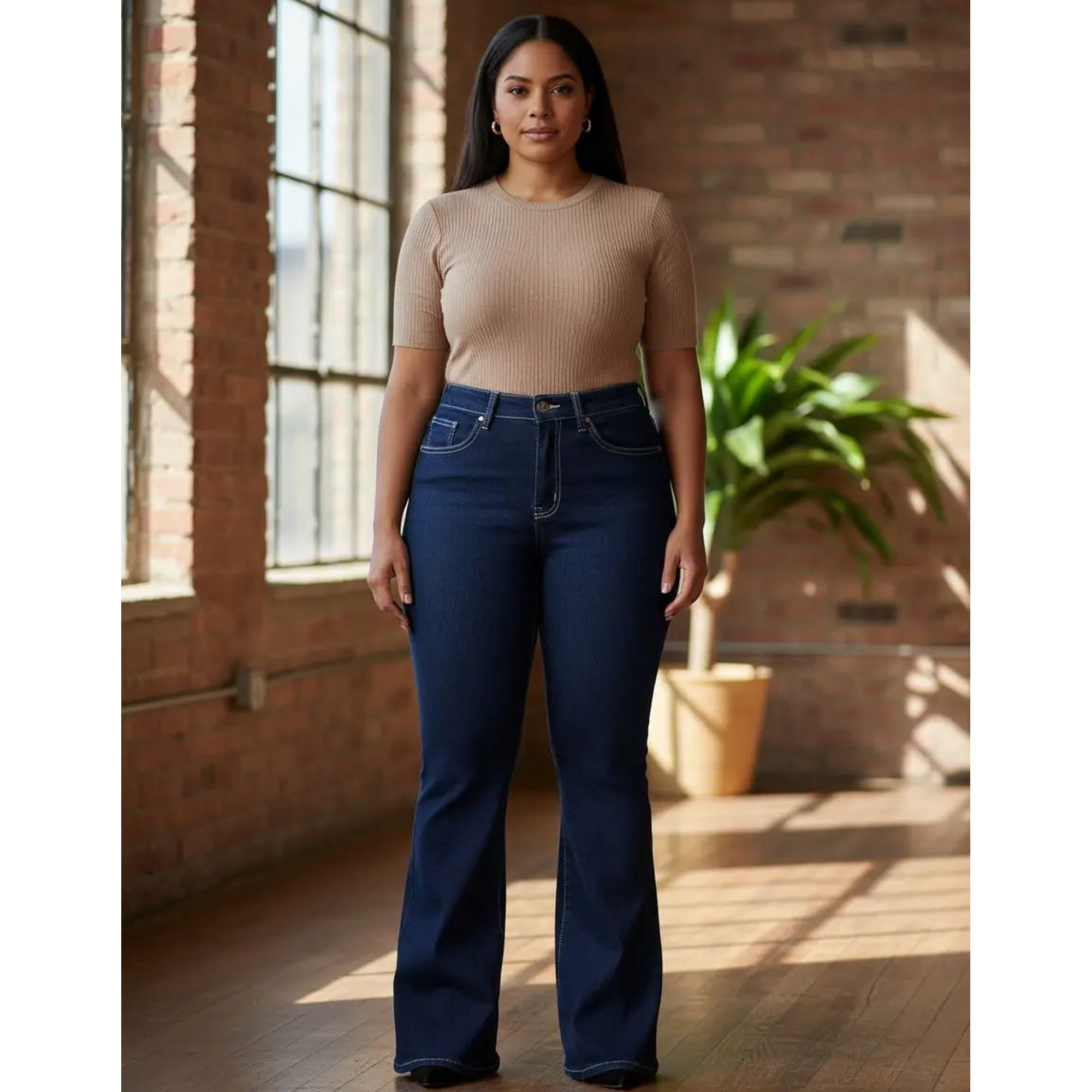 Metalfer - Pantalón Jeans Kumen 602 Mujer Stretch Talla 48