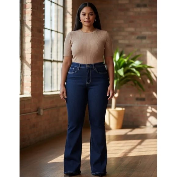 Pantalón Jeans Kumen 602 Mujer Stretch Talla 44