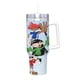 thumbnail image 2 of Código: KND Vaso aislado de acero inoxidable con asa, diseño temático, regalo para familia, amigos y fans; incluye pajita y encaja en el portavasos estándar, 40 oz, 2 of 6