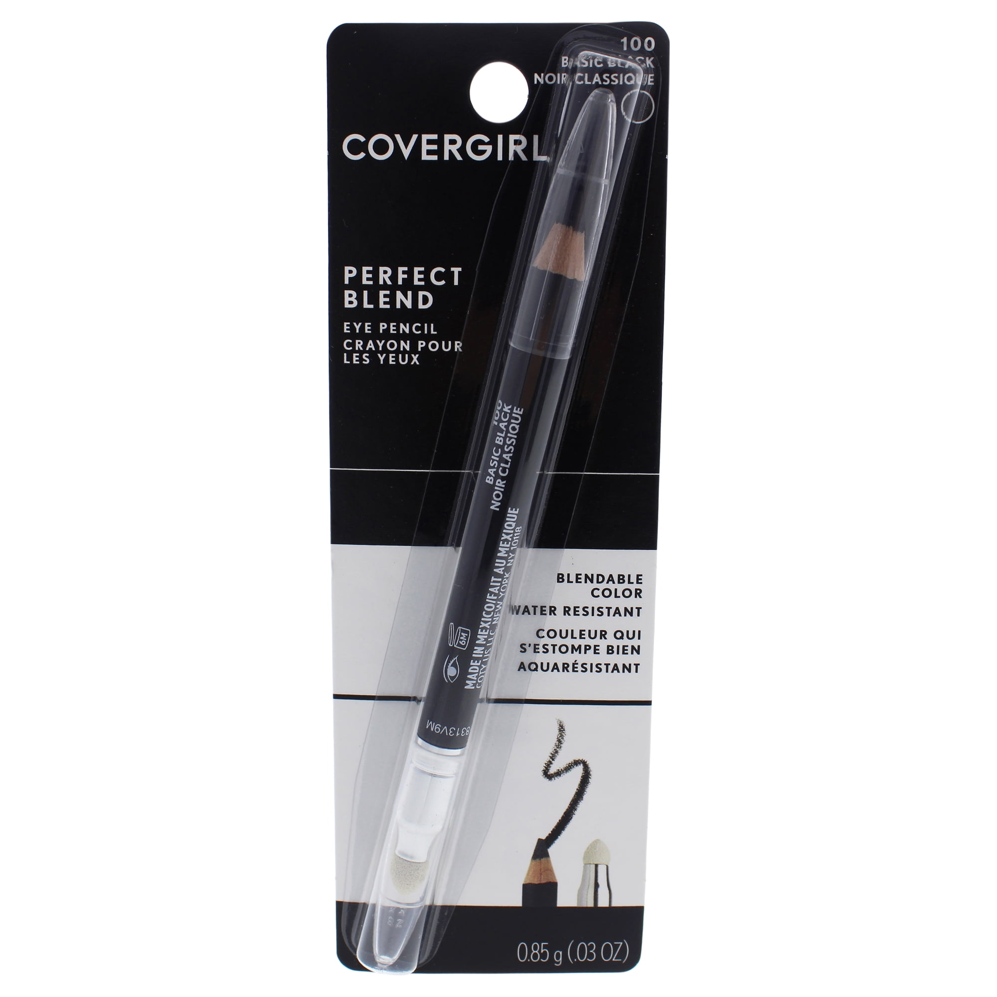 Covergirl - Perfect Blend Lápiz De Ojos - Negro Básico De Para - Lápiz De Ojos