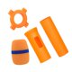 thumbnail image 3 of Fundas Protectoras Para Micrófono, Parabrisas Y Anillo Antivuelco Para Live KTV, Color Naranja, 3 of 5