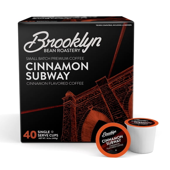 Cápsulas de café Brooklyn Beans Cinnamon Subway, 40 unidades