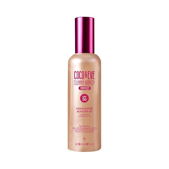 Iluminador Corporal Coco & Eve SPF 50 Sérum 158 ml