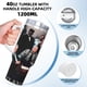 thumbnail image 5 of Vaso Térmico de Acero Inoxidable Desmarcar 12 Hombres en Pugna 40 oz, 5 of 6
