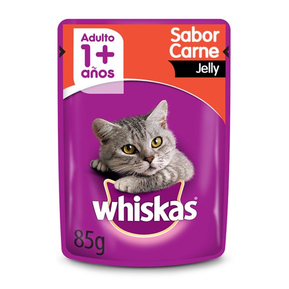 Alimento Húmedo Gato Adulto Jelly Sabor Carne Pouch, 85 g
