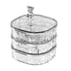 thumbnail image 1 of Caja De Almacenamiento Giratoria Para Joyas, Bandeja Para Pulseras, Collares, Anillos, Transparente, 1 of 5