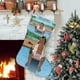 thumbnail image 1 of BoJack Horseman Tema: Calcetines de Navidad, fino lino blanco para colgar en escaleras y chimenea, decoración navideña para el hogar, regalo de Navidad.54cm×38cm, 1 of 5