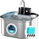thumbnail image 1 of Fuente de Agua Inalámbrica para Gatos Lawfery 3,2 L Acero Inoxidable, 1 of 7