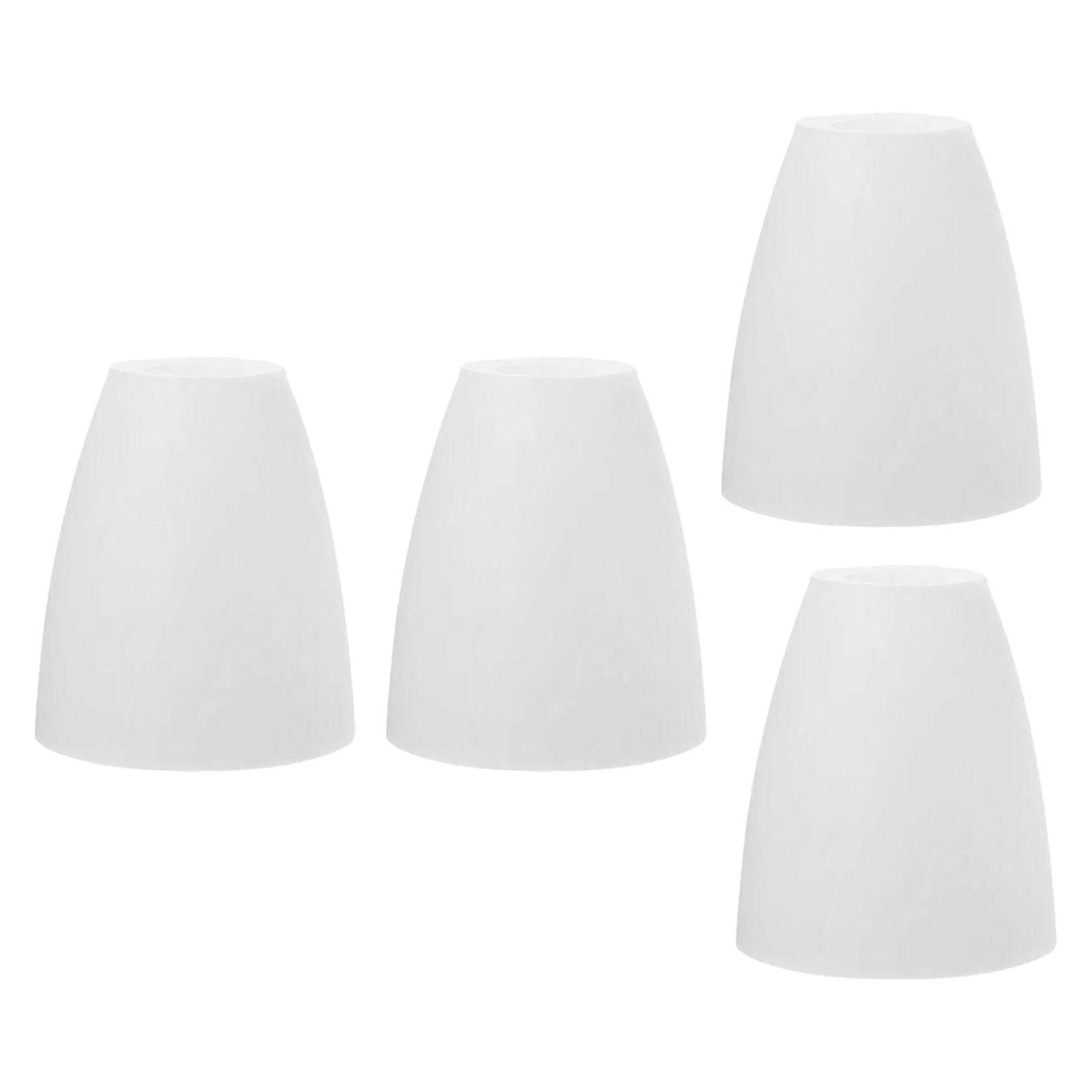 Ioensy - 4 Pantallas De Lámpara Fáciles De Instalar, Decoración Para Cocina, Comedor, Lámpara De Mesa, Orificio Central De 40 Mm.