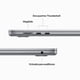 thumbnail image 4 of MacBook Macbook Air M2 15.6" Liquid Retina Chip M2 de Apple 8GB 256GB SSD Gris, 4 of 12