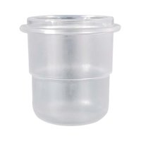 Magideal - Taza Dosificadora De Café, Taza Dosificadora De Espresso, Taza De Plástico Transparente Para Oler Café, Taza En Polvo Para Portafiltro, Accesorio Con 58 Mm