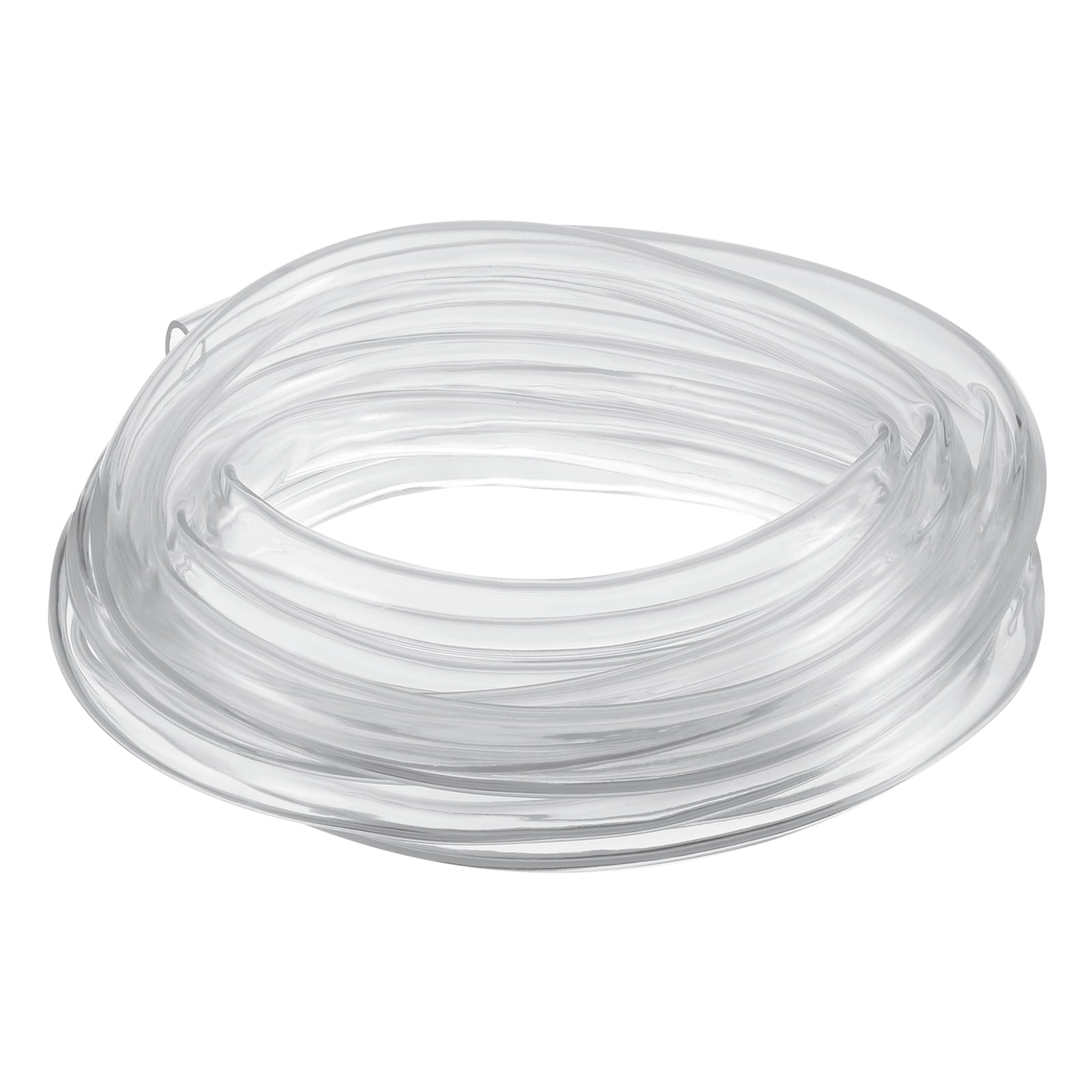 Manguera Transparente Uxcell, Tubo de Plástico Flexible para Agua Manguera de Vinilo Ligera - Adecuada para (Jardín/Piscina/Bomba/Acuario/Tanque de Peces), 0.63"(16mm) DI & 0.79"(20mm) DE & 16.4ft