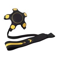 Ioensy - Entrenador De Fútbol Cinturón De Entrenamiento De Fútbol Práctica En Solitario Entrenador De Patadas De Fútbol En Solitario Amarillo