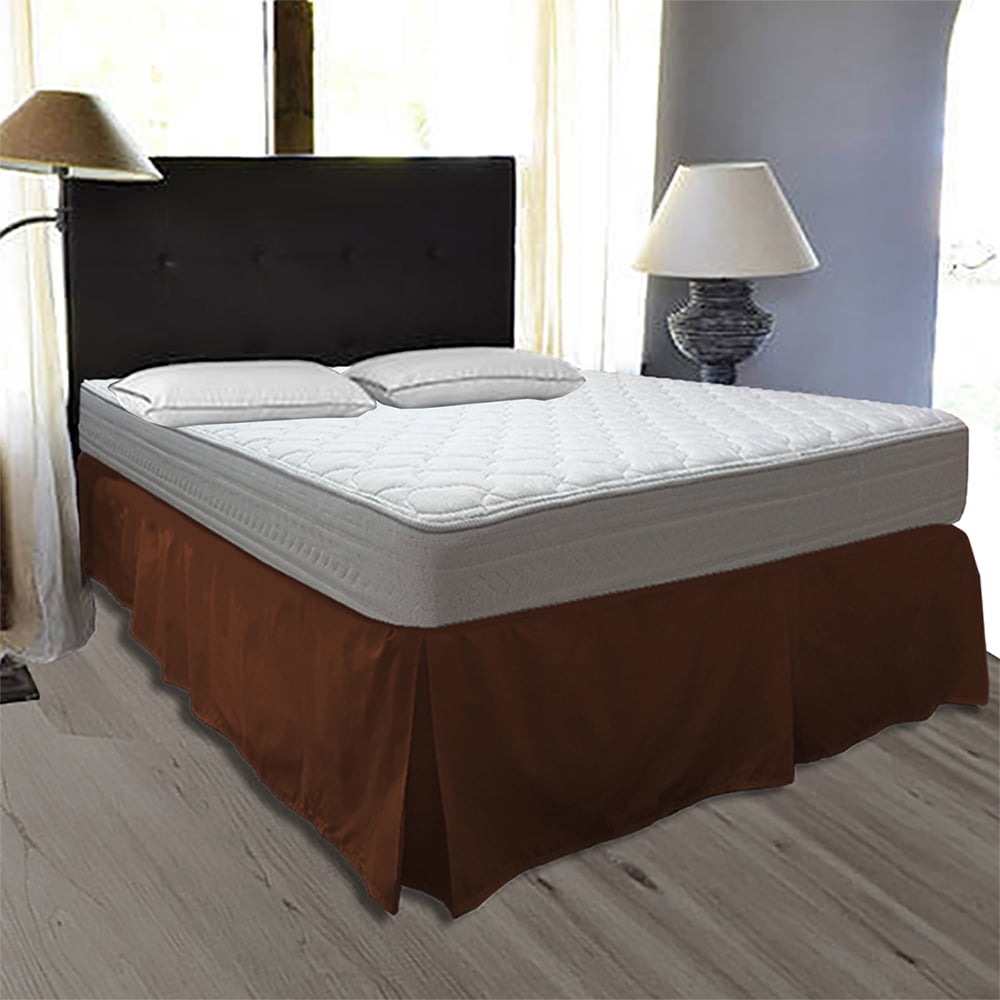 Victorianas - Faldon Queen Liso Chocolate 200 Hilos