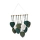 thumbnail image 2 of Tapiz Colgante De Pared De Macramé Con Hojas, Elegante, Para Telón De Fondo, Apartamento, Sala De Estar, Verde, 2 of 5