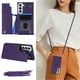 thumbnail image 1 of Crossbody PU Leather Case For Samsung Galaxy S23 S22 Plus Note 20 Ultra Wallet Card Slot Stand Holder Phone Bag Cover, 1 of 3