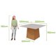 thumbnail image 2 of Juego de Comedor Astrid 8 Sillas Café, 2 of 4