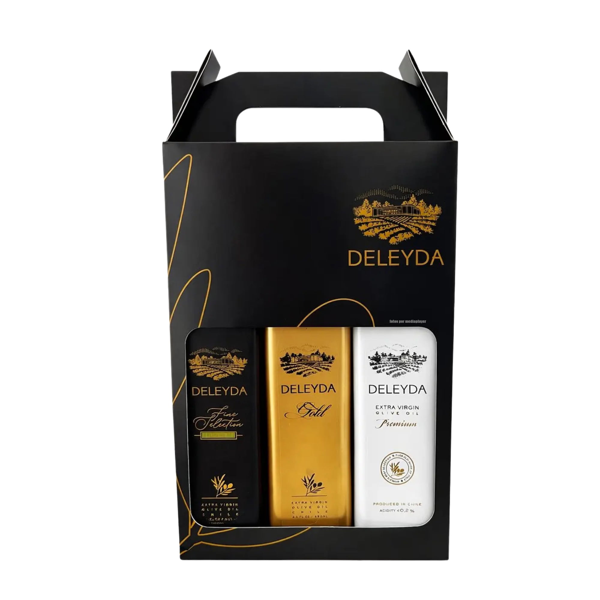 Aceite De Oliva Deleyda Tripack Extra Premium 250 Ml (3unid)