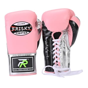Ioensy - Guantes De Boxeo Guantes De Entrenamiento De Boxeo Transpirable Para Muay Thai Mma Kickboxing Pink 14Oz