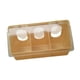 thumbnail image 1 of Comedero Para Pájaros, Caja Colgante, Suministros, Comedero Con Ranuras Para Jaula Para Palomas, Canarios, Jaula Con Tres Agujeros, 1 of 5