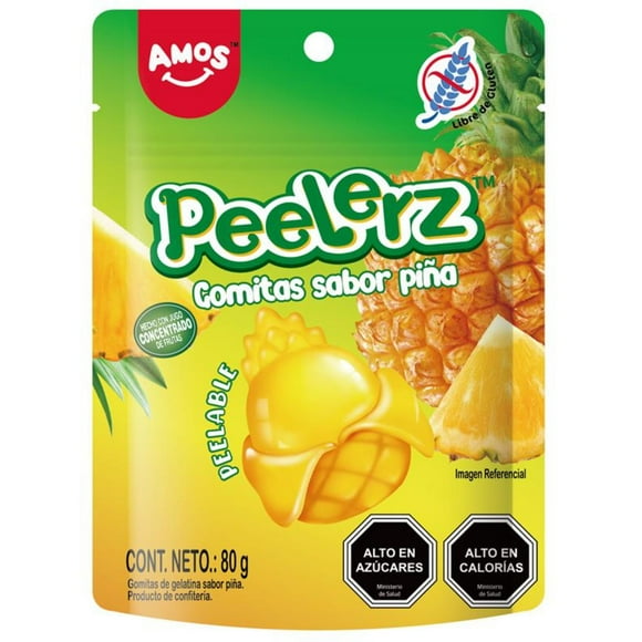 Gomitas De Peelerz Piña, 80 g