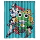 thumbnail image 1 of Cortina de ducha Frog Keroro con ganchos (60 x 72 pulgadas), 1 of 3