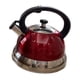thumbnail image 4 of Estufa De Agua Con Silbido Superior, Tetera Con Mango Antiescaldado Para Estufas De Gas De Cocina, Color Rojo, 4 of 5