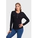 thumbnail image 2 of Polera Mujer Rib Aplicación Negro, 2 of 5