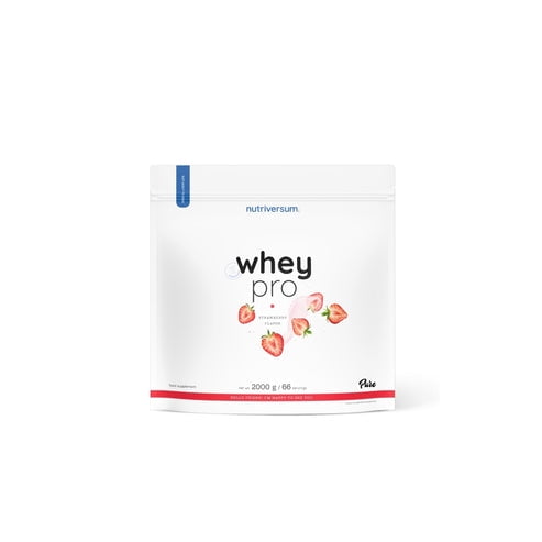 Proteina Whey Pro Strawberry 2000Gr 66 Servicios - Nutriversum