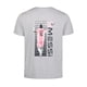 thumbnail image 3 of Remera Messi para niño, corte slim fit, estampado gráfico, algodón, gris jaspeado, talle 8, 3 of 4