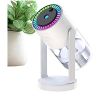 Genérico - Humificador Difusor De Aceite Con Proyector De Luz Blanco