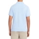 thumbnail image 2 of Polo Izod de manga corta en piqué para hombre, color azul claro, talla 40-41, 2 of 2