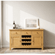 thumbnail image 1 of Buffet Vinera de Madera Aparador para Copas, Botellas - Natural - 120x40x80 cm, 1 of 3