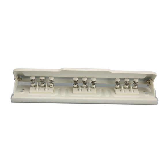Perforadora de 9 agujeros Oreb 29,5 × 6,5 × 7 cm, capacidad de 8 hojas
