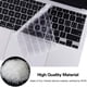 thumbnail image 5 of Funda de teclado ultrafina de TPU para MacBook Pro de 13/16 pulgadas con Touch ID, accesorios de teclado, funda protectora (transparente), 5 of 8
