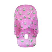 Magideal - Funda Para Silla De Comedor De Bebé, Protector De Silla Portátil De Tela Oxford, Alfombrilla Para Silla De Comedor, Funda De Cojín Elevador Para Niños Rosa