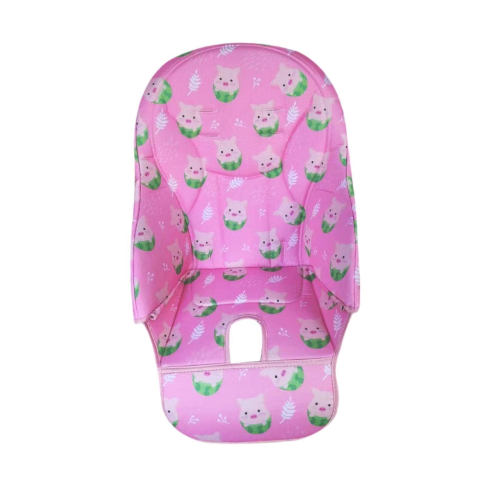 Magideal - Funda Para Silla De Comedor De Bebé, Protector De Silla Portátil De Tela Oxford, Alfombrilla Para Silla De Comedor, Funda De Cojín Elevador Para Niños Rosa