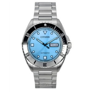 Reloj Citizen Sport Stainless Steel Light Blue Dial Automatic Nh7530-52L 100M Men'S Watch