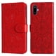 thumbnail image 4 of Funda tipo cartera FOXDOCK para Samsung Galaxy F06 5G , diseño girasol en relieve, cuero PU, cierre magnético, soporte y tarjetero, 4 of 5