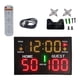 thumbnail image 2 of Marcador Digital, Anotador de Puntaje para Colgar en La Pared, Reloj de Puntaje con Control Remoto, Marcador Electrónico para Boxeo, Al Aire Libre, Vo, 2 of 5