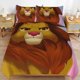 thumbnail image 1 of The Lion King Cartoon Bedding Sets Ultra Soft Skin-Friendly Duvet Cover 3 Piece, Cute Comforter Cover Bed Set for Boys Girls Kids, 1 of 5