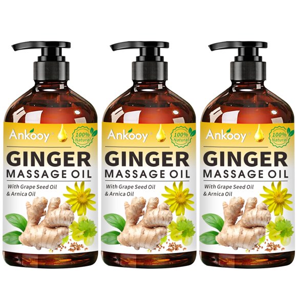 Aceite de masaje ANKOOY Ginger Linfatic Drenage con árnica