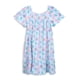 thumbnail image 2 of Vestido Niña Elasticado Estampado Turquesa Pillin, 2 of 3