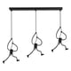 thumbnail image 5 of Hierro Colgante Luz Cuerda Ajustable Minimalista Iluminación Colgante Industrial B, 5 of 5