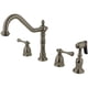 thumbnail image 1 of Grifo Kingston Brass English Country de 20 cm con pulverizador de latón, 1 of 2