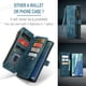 thumbnail image 2 of CaseMe For Samsung Galaxy Note 20 Ultra Note 10 Note 10 Plus Wallet Case, Leather Card Holder, Magnetic Kickstand & Zipper, 2 of 3