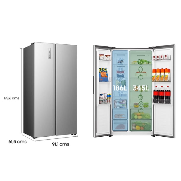 Refrigerador Hisense Side by Side No Frost / RS3P558NECF 531